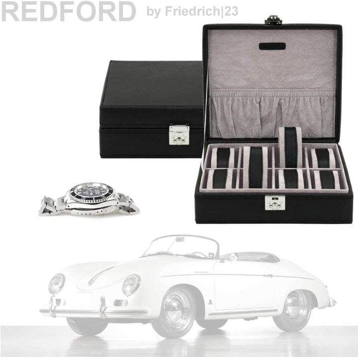 REDFORD 8 die klassiche Uhrentruhe von Friedrich|23 für acht Armbanduhren