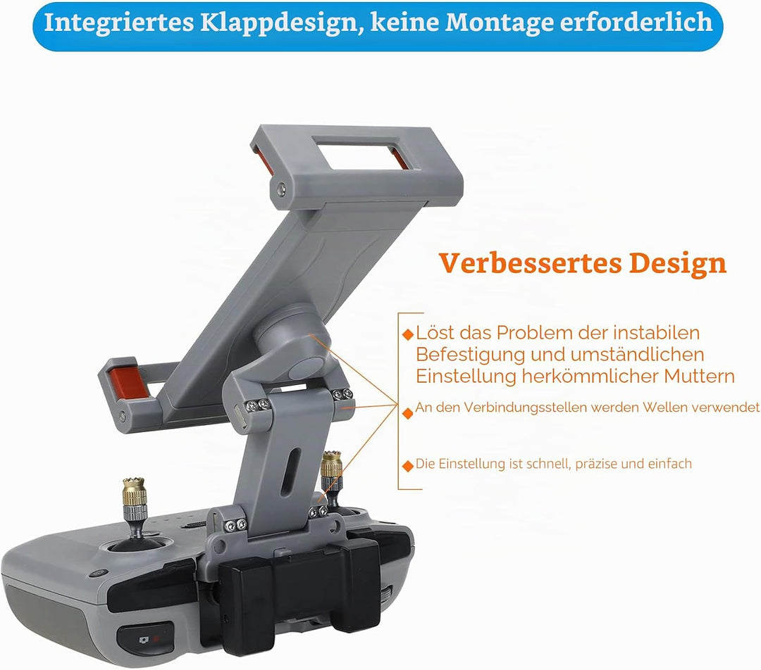 LYONGTECH 4.7-12.9 Zoll Handy Tablet Halter Halterung für DJI RC-N1 RC-N2 Fernsteuerung(Air 3/2/2S,M