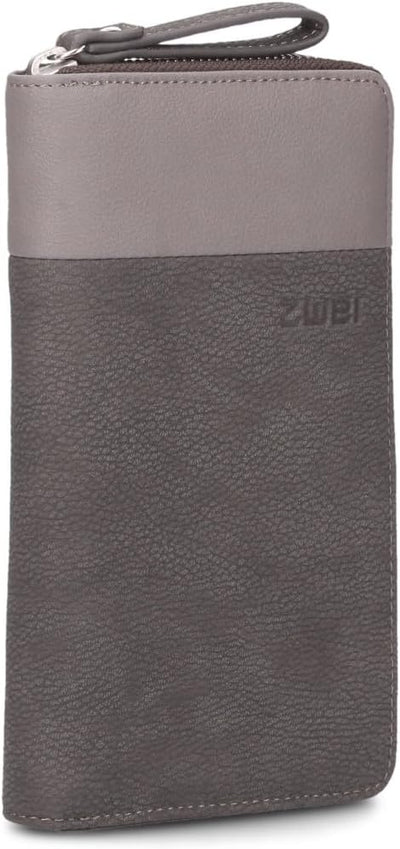 Zwei Eva Wallet EV2 Nubuk-Stone, Nubuk-stone