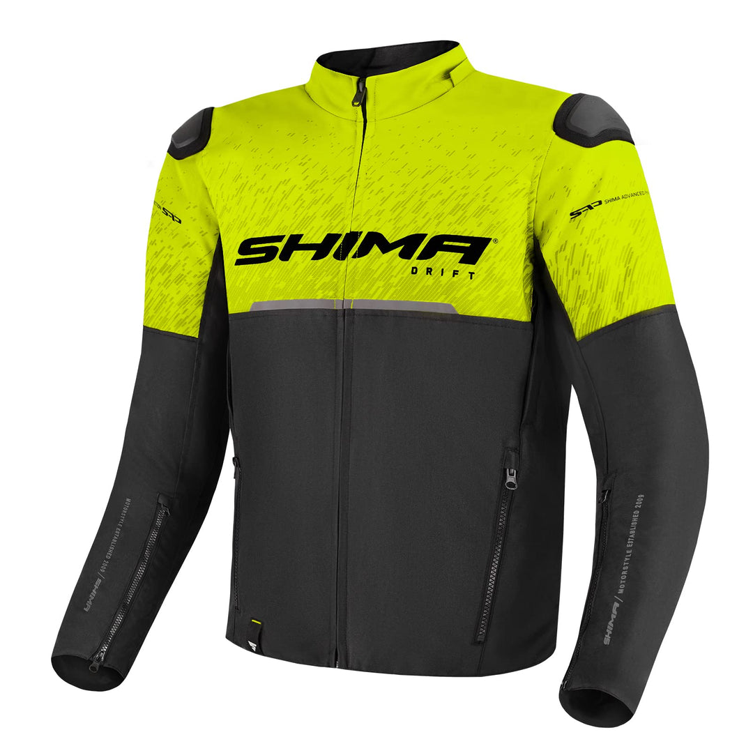 SHIMA DRIFT Motorradjacke Herren | Leichte, Atmungsaktive Sommer Mesh Motorcycle Stadt Textiljacke M