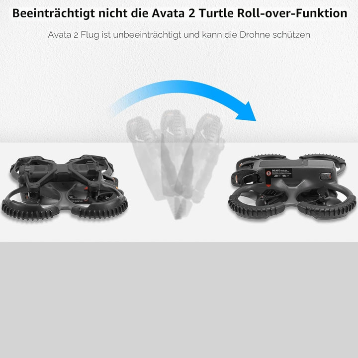 FPVtosky 3-IN-1 Schutz Zubehör für DJI Avata 2, Propellerschutz + Linsenschutz + Objektivschutzabdec