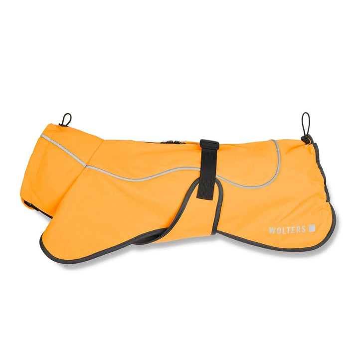 Wolters Hundejacke Cape Drizzle | Ganzjahresjacke für Hunde in der Farbe Orange | Grösse 34 (Rückenl