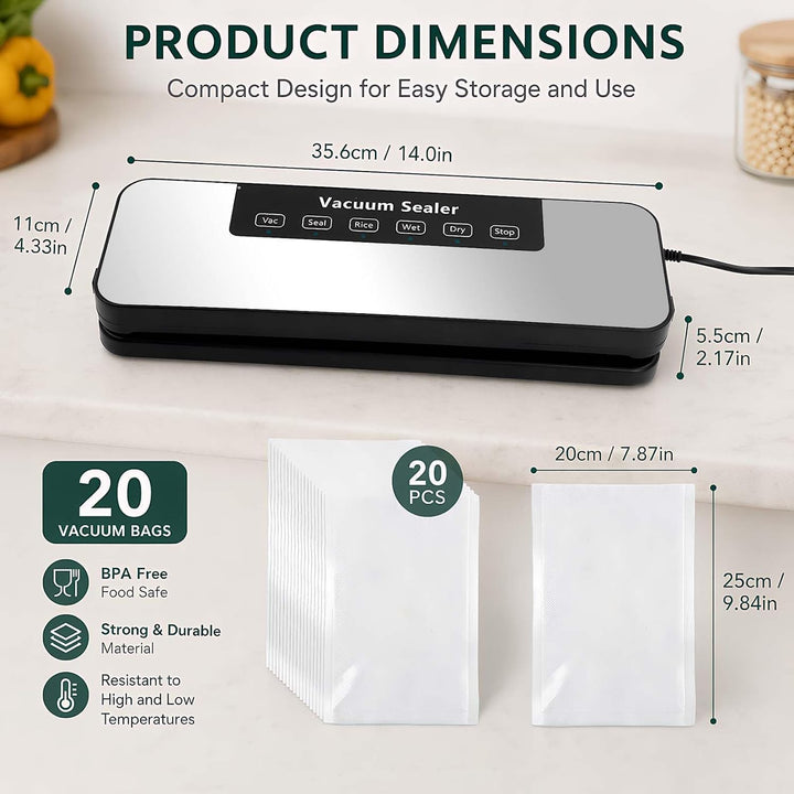Vakuumiergerät, Vacuum Sealer, Vakumierergerät für Lebensmittel, Vakuumierer für Lebensmittel, Vakuu