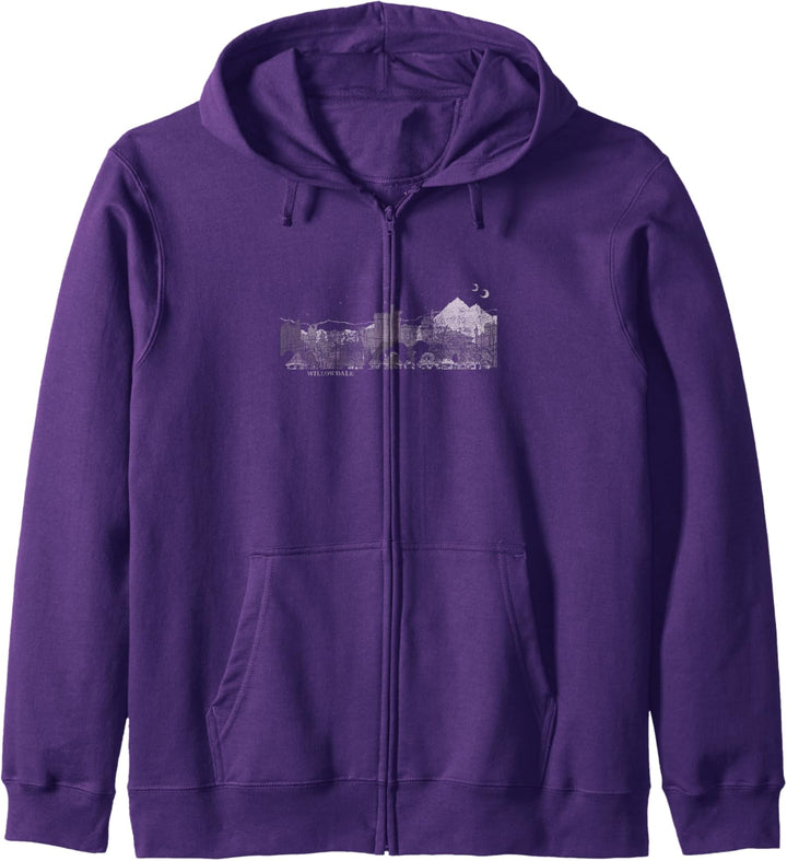 Disney Pixar Die Willowdale-Skyline von Onward Kapuzenjacke
