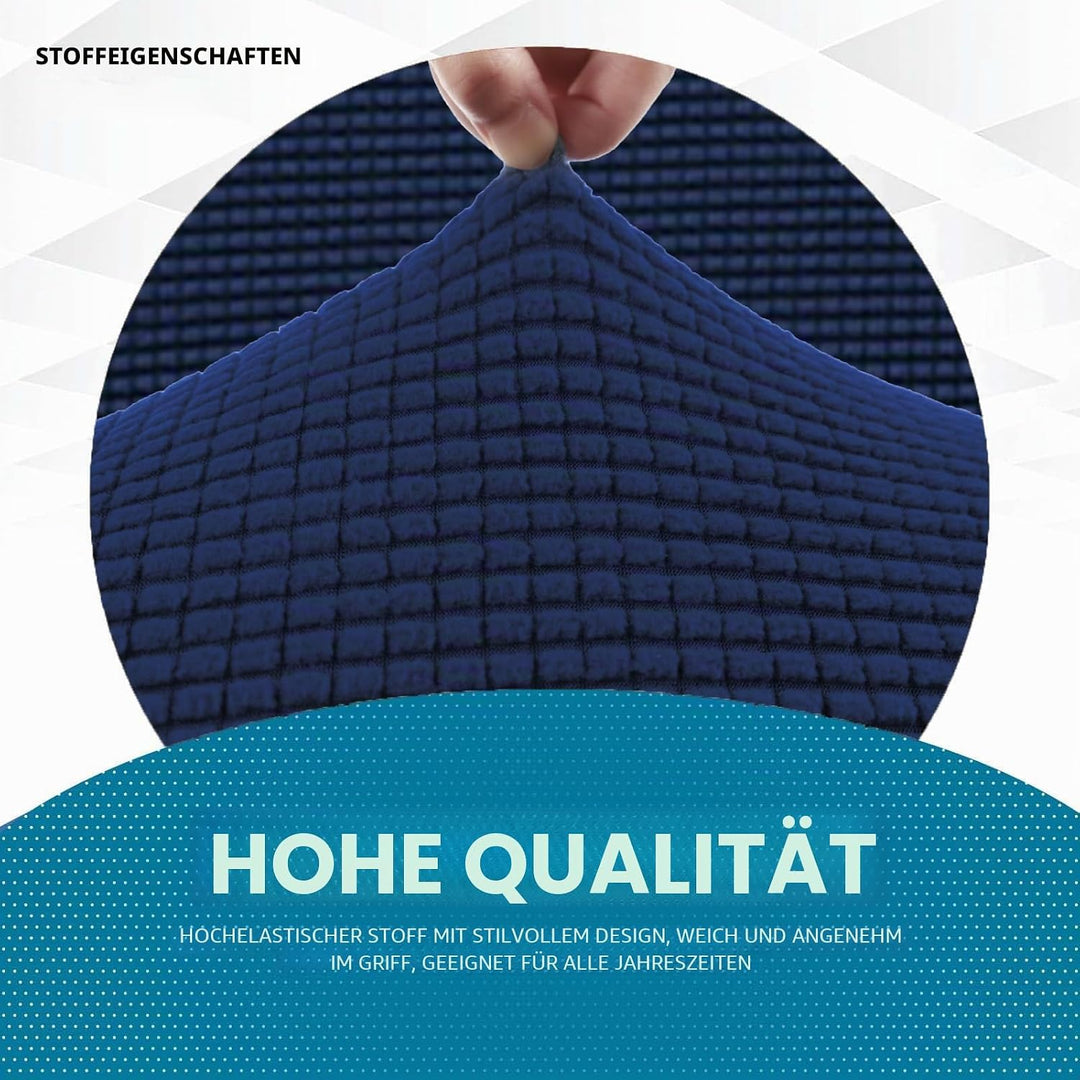 YSTELLAA Stretch Sofa überzug 3 Sitzer, Super Elastisch Sofabezug Mit Armlehnen Waschbarer, kratzfes