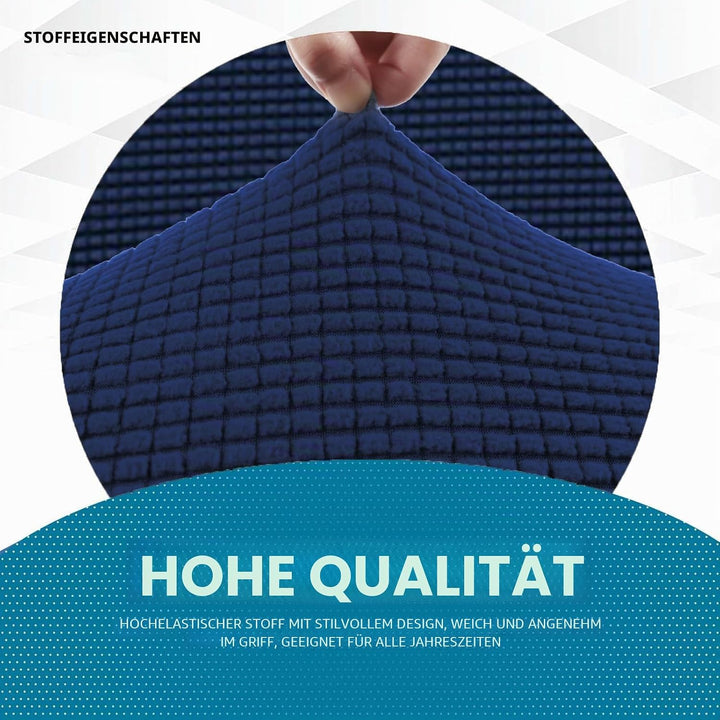 YSTELLAA Stretch Sofa überzug 3 Sitzer, Super Elastisch Sofabezug Mit Armlehnen Waschbarer, kratzfes