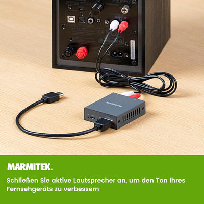 HDMI Extractor CEC - Marmitek CEC130 - Leite das Audio Signal vom Fernseher zum Verstärker ohne ARC