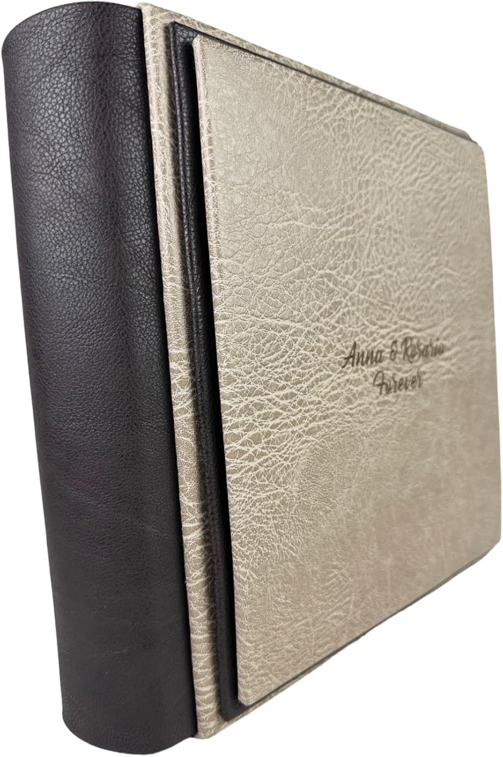 Fotoalbum - Eclissi Vintage - handgefertigte Herstellung aus Kunstleder, personalisierbar mit Gravur