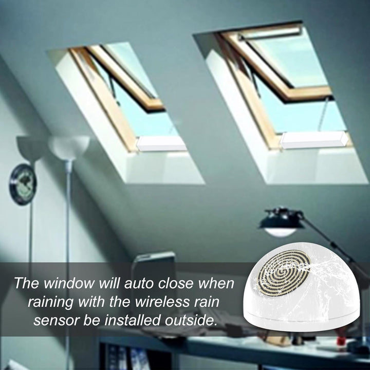 Olide Automatischer Fensteröffner mit einstellbarem Stroke, Kompatibel mit Alexa und Google Home Ass