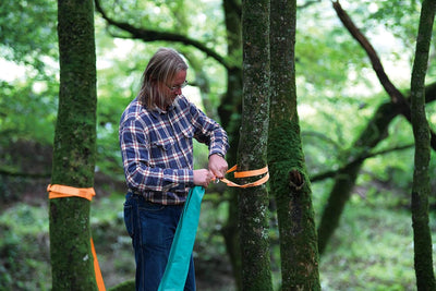 Hape Nature Fun Taschen Schaukel mit Aufbewahrungstasche, bis 100 kg, ab 5 Jahre