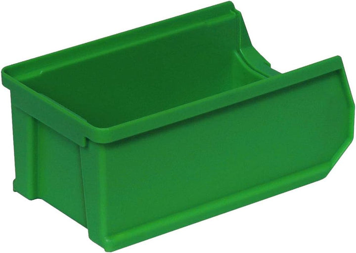 BRB Set - 25x Sichtstapelkästen Profi LB5, grün, Inhalt 0,85 Liter, LxBxH 175x100x75 mm inkl. 3 verz