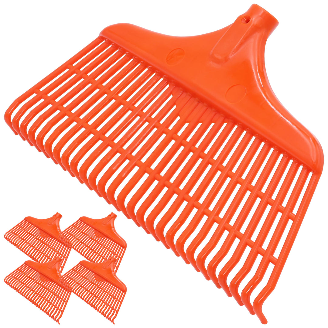 Premium Laubbesen 40cm Spar Set - Widerstandsfähiger & Robuster Rechen für den Garten, Vielseitig ei