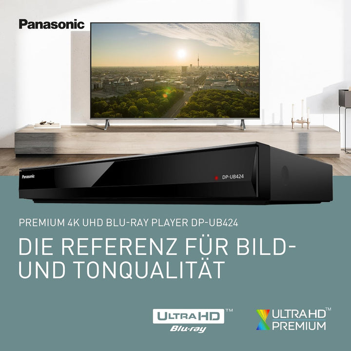 Panasonic DP-UB424EGK Ultra HD Player (4K Blu-ray Disc, 4K VoD, DLNA, 2x HDMI, USB, schwarz) schwarz