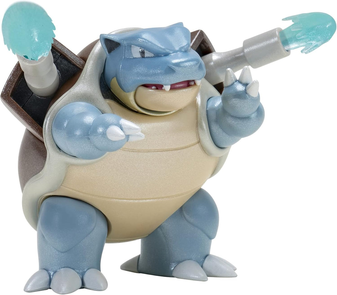 Pokemon PKW2773 Auto Set Select Evolution 3er-Pack – mit 5,1 cm Spritzteller, 7,6 cm Wartortle und 1