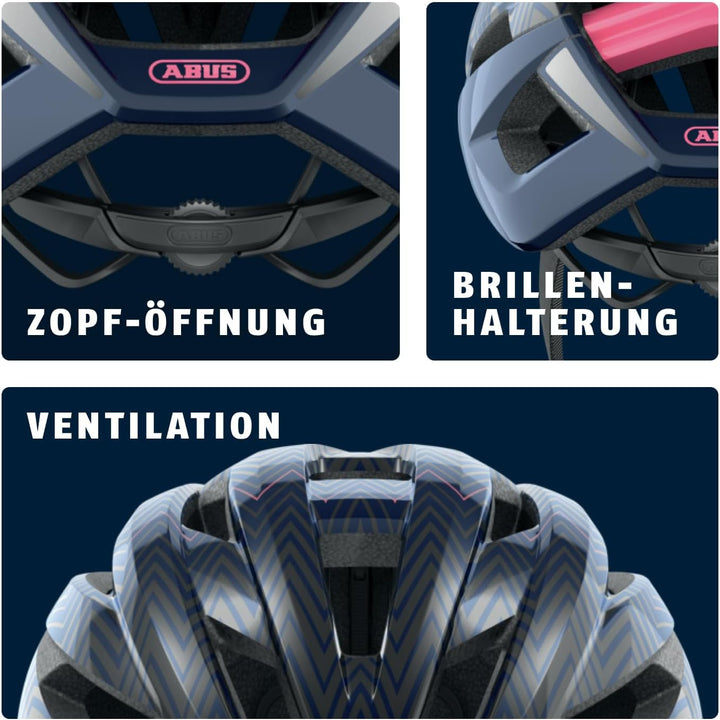 ABUS Rennradhelm StormChaser - Leichter und komfortabler Fahrradhelm für professionellen Radsport fü