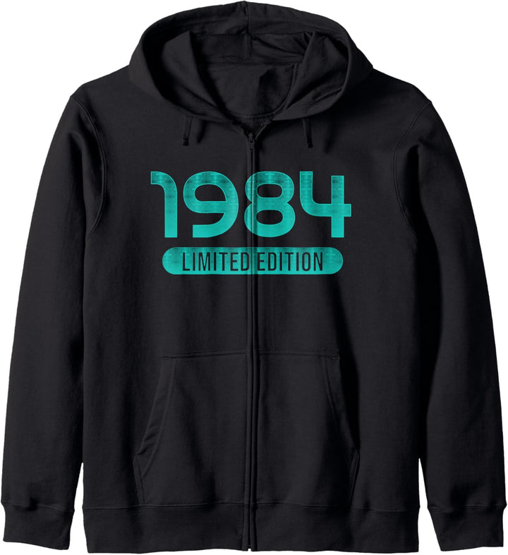 40. Geburtstag Mann Frau 40 Jahre 1984 Deko Lustig Geschenk Kapuzenjacke