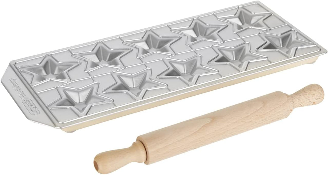 G S D Haushaltsgeräte 29 006 Ravioliform Ravioli Stelline mit Teigrolle