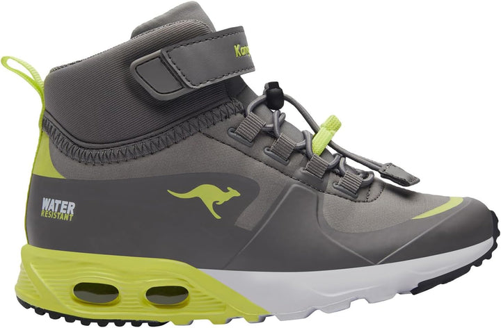 KangaROOS Unisex Kinder Kx-Hydro Sneaker 27 EU Ultimate Grey Limetta, 27 EU Ultimate Grey Limetta