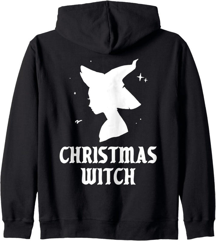 Weihnachts-Hexe Funny Spooky Vibes Gotik Halloween Kostüm Kapuzenjacke