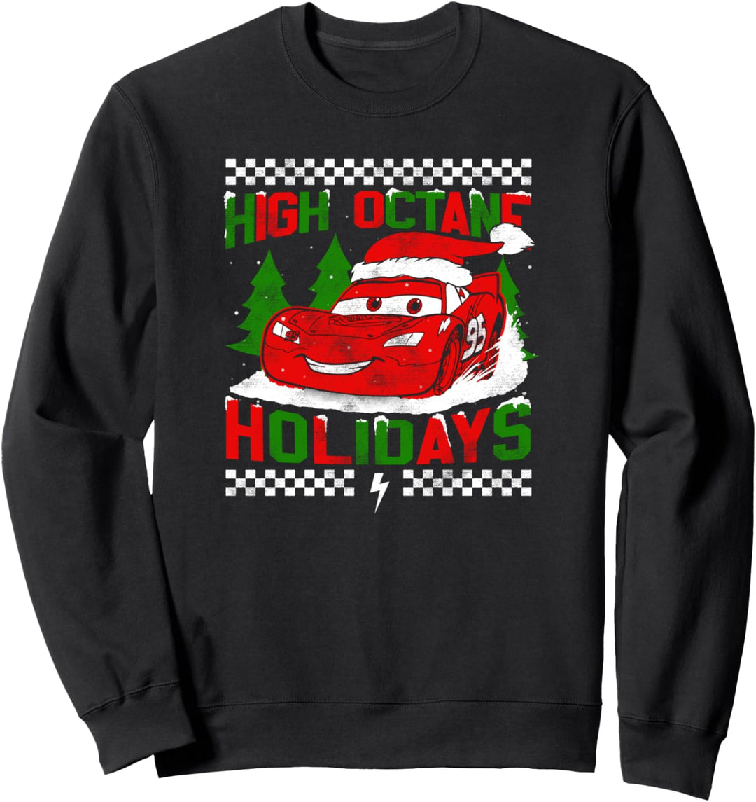 Disney Pixar Weihnachten Cars Lightning High Octane Holidays Sweatshirt