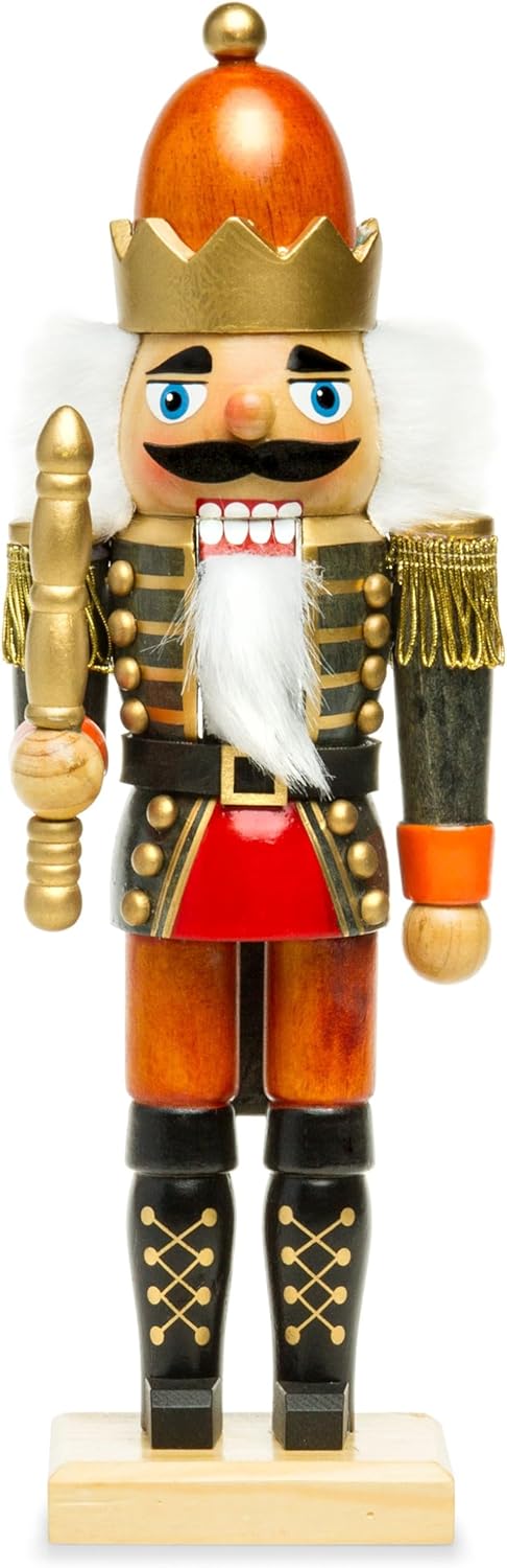 SIKORA NK-H Deko Nussknacker Figur aus Holz Verschiedene Motive 2 Grössen, Grösse:Höhe ca. 34 cm, Fa