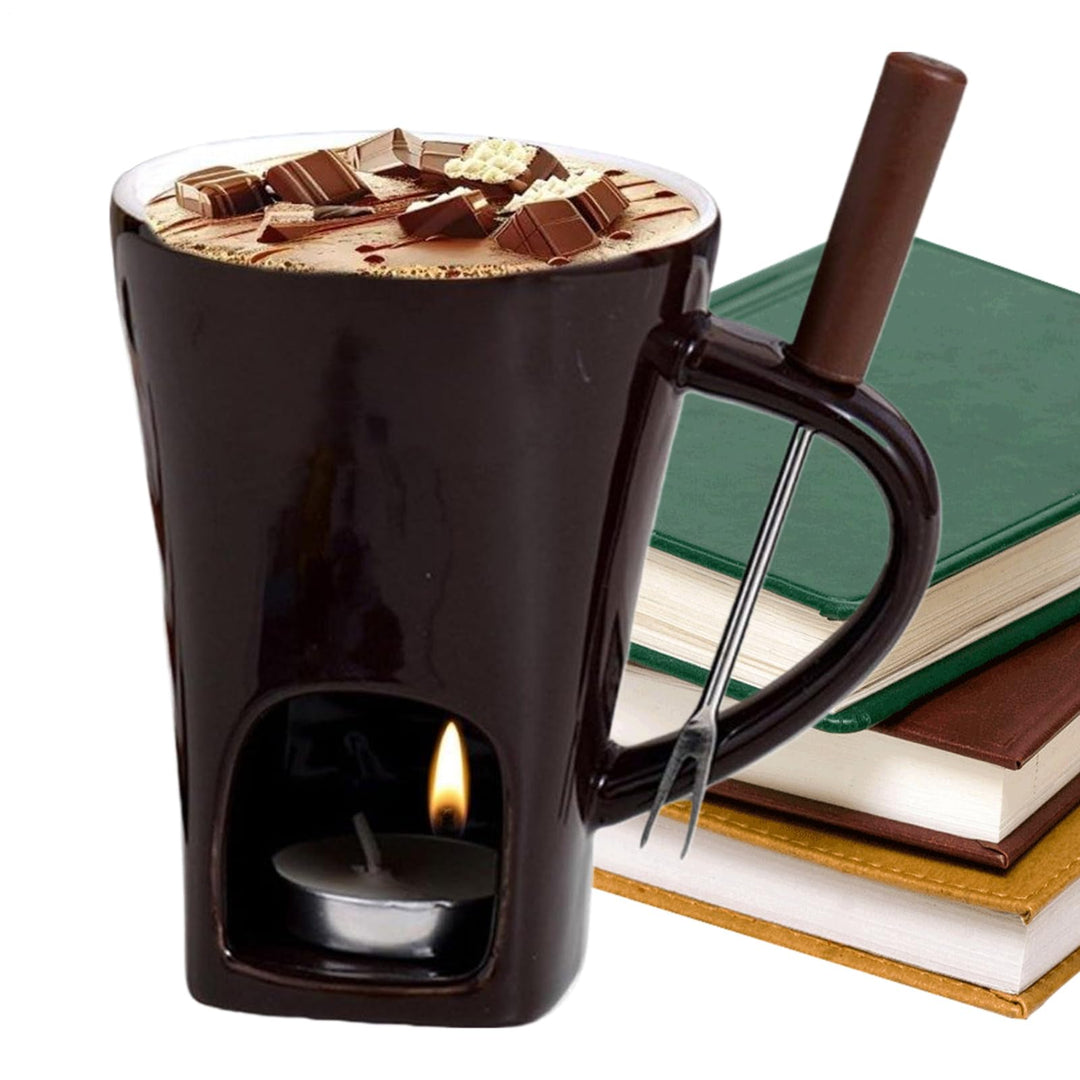 Schokofondue Tasse Für Schokolade Schmelzen, Becher Zum Schmelzen Von Schokolade Käsefondue Set Kera