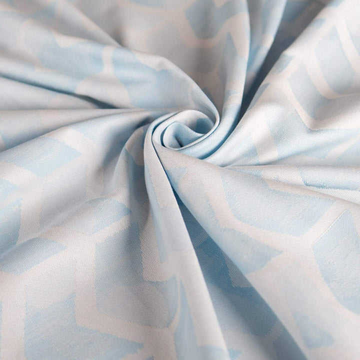 Hoppediz Ring-Sling, Baby-Tragetuch ab Geburt, 100 % kbA-Baumwolle, Design Amsterdam aqua, Amsterdam