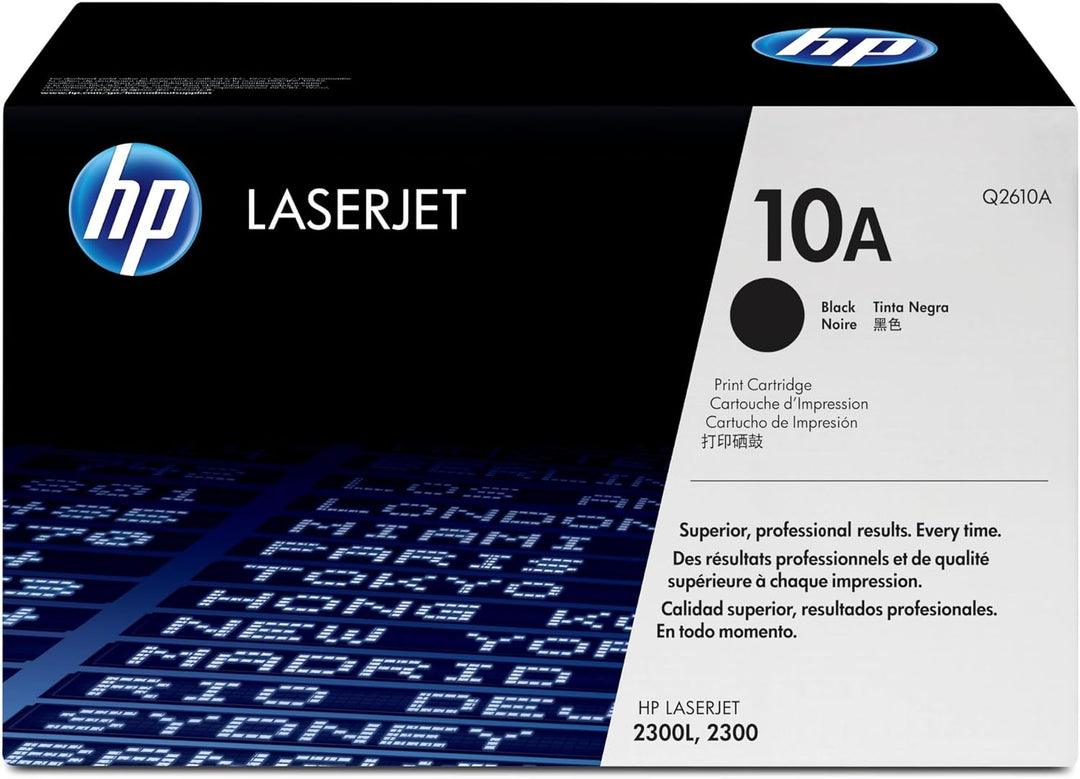 HP 10A (Q2610A) Schwarz Original Toner für HP Laserjet 2300 1 Schwarz 6000S, 1 Schwarz 6000S