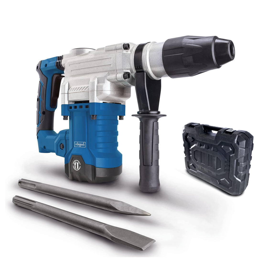 Scheppach 2in1 Bohrhammer DH1600Max | Schlagbohren - Meisseln | Schlaghammer 1600W Leistung | 10 Jou