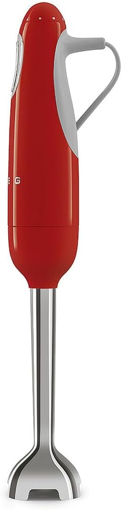 Smeg, HBF11RDEU Stabmixer, Turbo-Funktion und Flowblend-Schneidesystem, mit rutschfestem Griff, inte