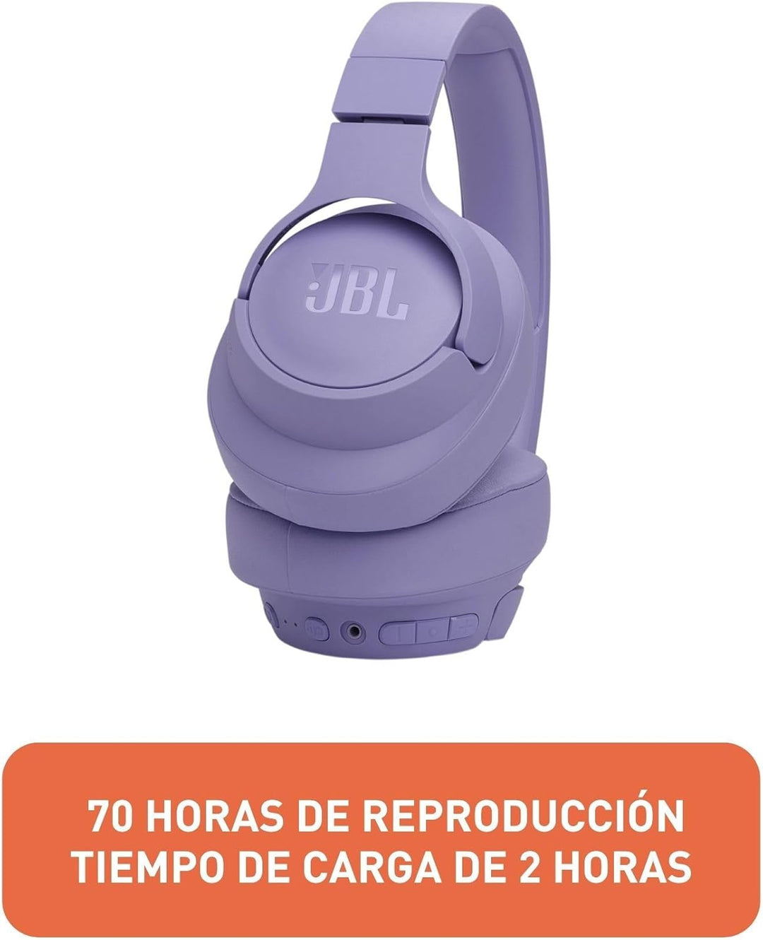 JBL Tune 770NC Kabellose Bluetooth-Kopfhörer, 40 mm Treiber, 70 Stunden Wiedergabe, Einstellbarer EQ