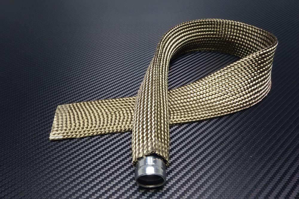 1m Kevlar Titan Hitzeschutzschlauch ID 30mm *** Heat Sleeve Thermoschutz Isolierschlauch Kabelschutz