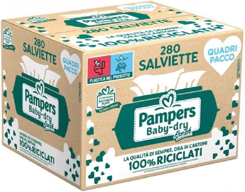 Pampers Baby-dry Fresh Tücher 280 St 280 stück (1er Pack), 280 stück (1er Pack)