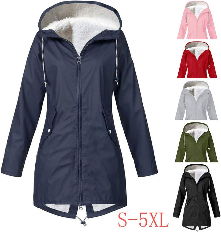 C'est TT Damen Regenjacke Regenjacke Wasserdicht Herbst Übergangsjacke Jacken Damen Windjacke Frauen