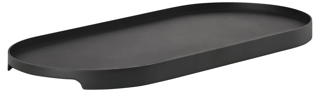 Zone Denmark Singles Serviertablett, Dekoratives Tablett aus Metall, 35 x 16 cm, Schwarz 35 x 16 x 1