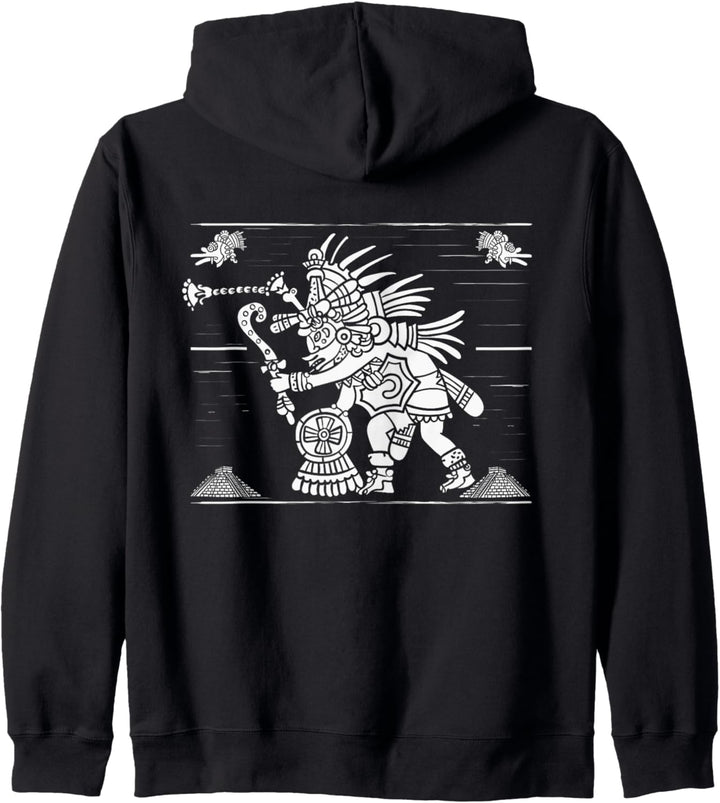 Quetzalcóatl Azteken Quetzalcoatl Kapuzenjacke