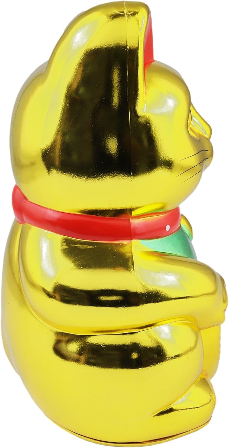Freak Scene Glückskatze - Maneki-Neko - Winkekatze - 18 cm - Gold