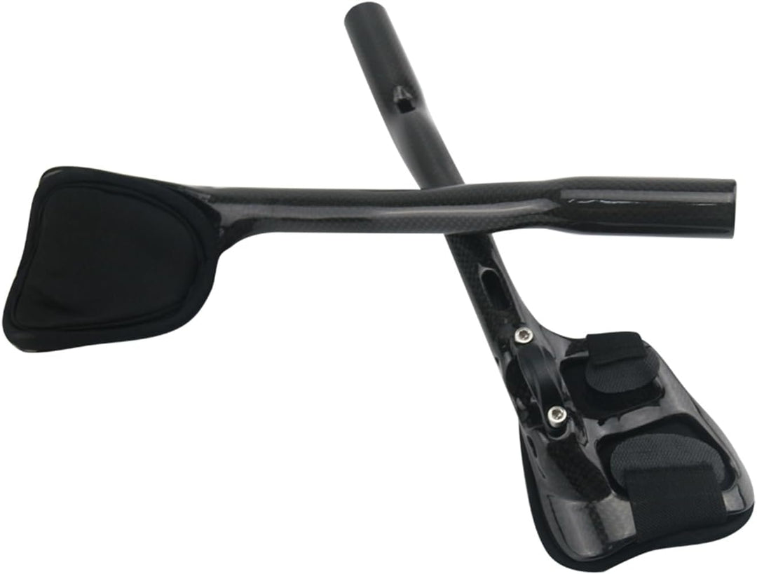 Alfa Pasca Rennrad Triathlon Lenkeraufsatz Fahrrad Triathlon Lenker Schwarz TT Bar Endet 340mm 3K Gl