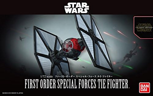 BANDAI Star Wars First Order Special Force TIE Fighter 1/72 Plastic Model Kit (Force Awakening)
