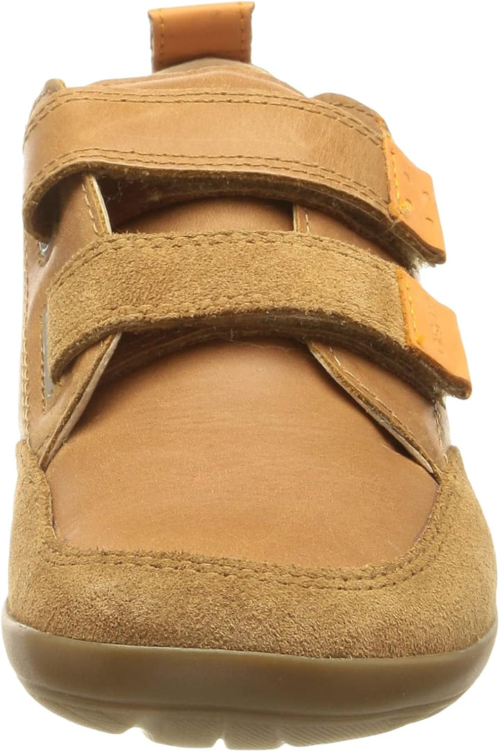 Geox Jungen J Barefeel Boy A Sneakers 35 EU Cognac Orange, 35 EU Cognac Orange