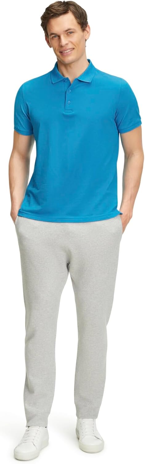 FALKE Herren Basic Polo Shirt Piqué Polohemd weich hautfreundlich atmungsaktive Baumwolle 1 Stück S