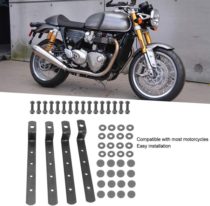 Seitenkastenhalterung, Fydun Universal Eisen Seitenkoffer-Montagehalterungen-Kit Motorrad-Modifikati