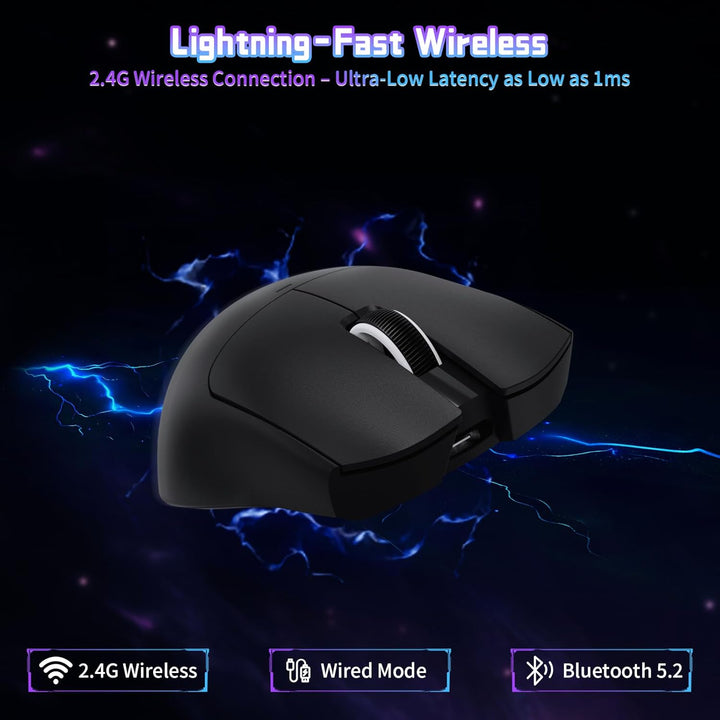 ATTACK SHARK X11 SE Kabellose Gaming-Maus, PixArt PAW3311 Gaming-Sensor, BT/2.4G Wireless/Kabelgebun