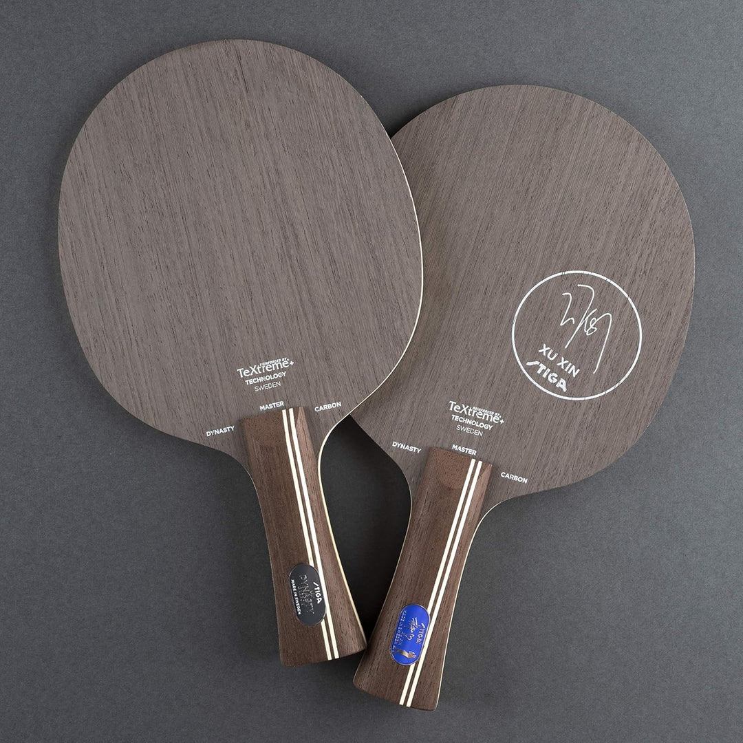STIGA Unisex – Erwachsene Dynasty Carbon Tishtennis Hölze Classic Gerade Braun, Classic Gerade Braun