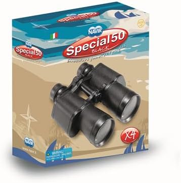 Navir 1020B Kinder Fernglas, 4-fache Vergrösserung, mit Umhängeband, Linsenabdeckung und Aufbewahrun