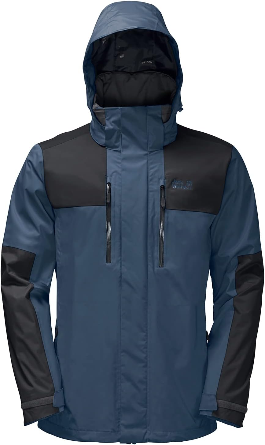 Jack Wolfskin Herren Jasper Flex Men Wetterschutzjacke S thunder blue, S thunder blue