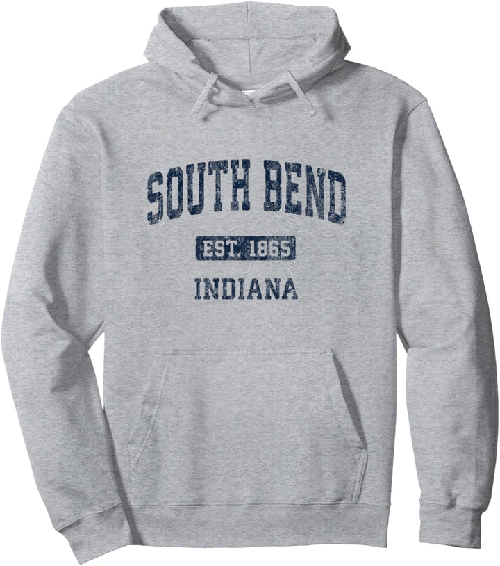 South Bend Indiana im Vintage-Sport-Design Pullover Hoodie