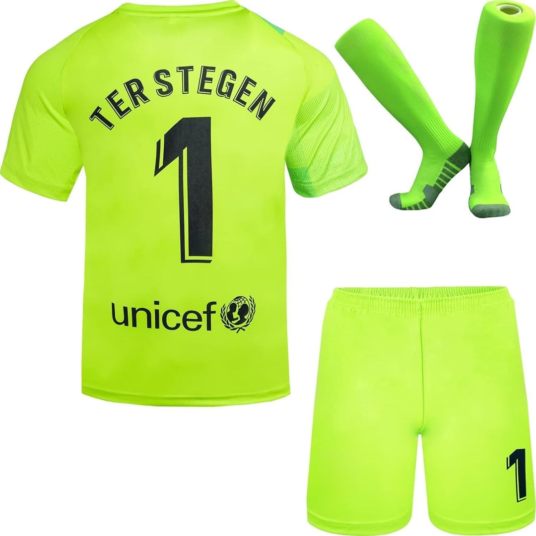 TER Stegen Kinder Torwart Trikot Fussball 