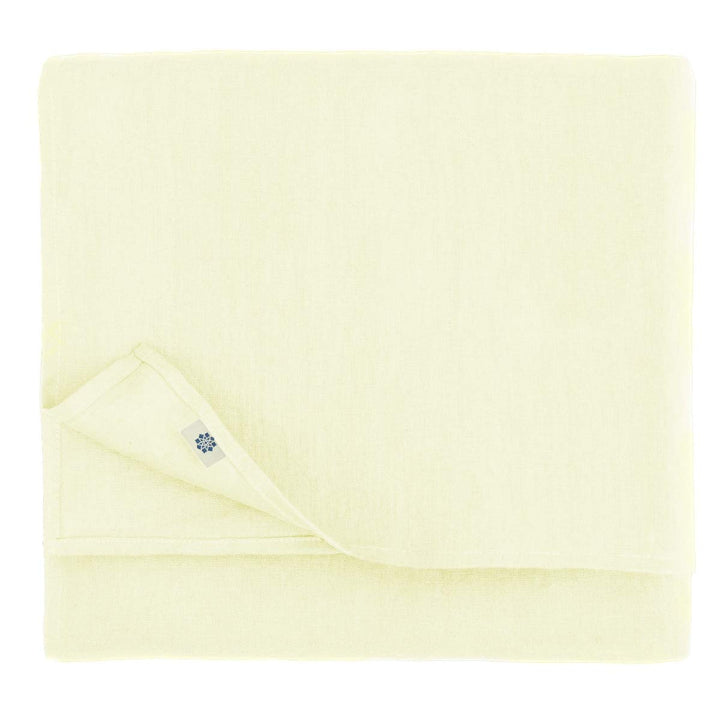 Linen & Cotton Tischdecke Stoff Tischtuch Tischwäsche Hygge 100% Leinen, Ecru Weiss (140 x 250 cm) F