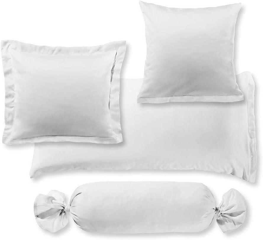 sleepling Satin Kissenbezug, Kissenhülle Seitenschläferkissen aus 100% seidig weicher Baumwolle, Bez